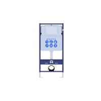 Инсталляция Aquatek Standart SET AQUATEK АЛЬТАИР cm-013 4в1, с безободковым унитазом Альтаир, крышка микролифт, крепеж в комплекте, клавиша белая