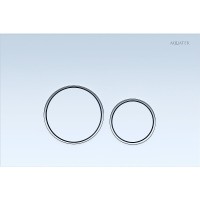 Комплект SET AQUATEK ЛИБРА N KDI15: инсталляция Standard INS-0000012 безободковый унитаз Либра N AQ0530N-00, белый, крышка soft-close, клавиша белая KDI-0000015, ободки хром