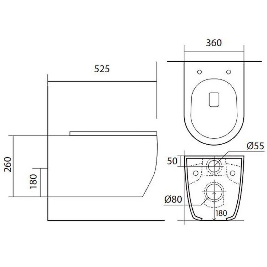 Комплект Set AQUATEK ЕВРОПА New-KKI2: инсталляция Standard INS-0000012, унитаз Европа AQ1106L-00, крепеж KKI-0000002, тонкое сиденье soft close, цвет белый, без клавиши смыва