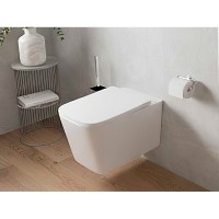 Инсталляция Aquatek Standard 50 SET AQUATEK ЛИБРА N KDI15, с безободковым унитазом Либра New AQ0530N-00 с сиденьем soft close, белый, клавиша белая/хром