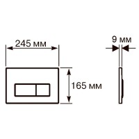 Комплект SET AQUATEK ЛИБРА N KDI21: инсталляция Standard INS-0000012 безободковый унитаз Либра AQ0530N-00, белый, крышка soft-close, клавиша KDI-0000021 хром