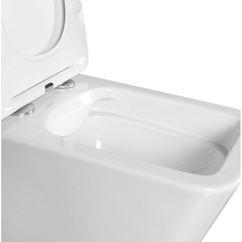 Комплект SET AQUATEK ЛИБРА N KDI21: инсталляция Standard INS-0000012 безободковый унитаз Либра AQ0530N-00, белый, крышка soft-close, клавиша KDI-0000021 хром