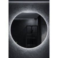 Зеркало Sancos Sfera SF1200, 120 см, с LED подсветкой, выключатель сенсорный, белый