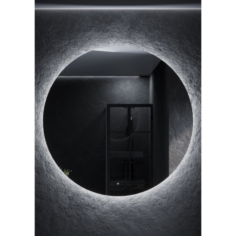 Зеркало Sancos Sfera SF1200, 120 см, с LED подсветкой, выключатель сенсорный, белый