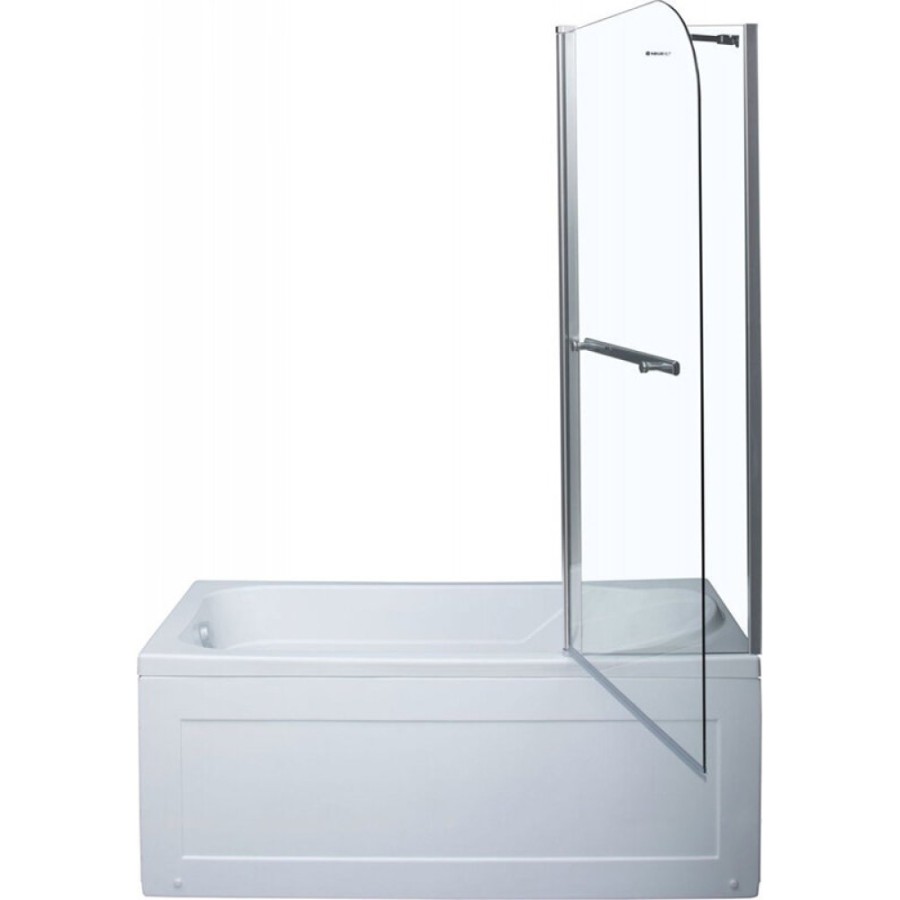 Шторка для ванны Aquanet SG-1200, прозрачное стекло (209412)