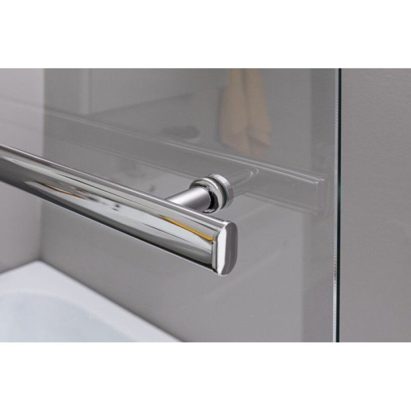 Шторка для ванны Aquanet SG-1200, прозрачное стекло (209412)