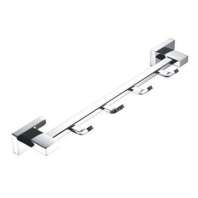 Планка на 4 крючка Shevanik SG5641, цвет хром