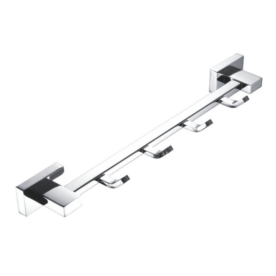 Планка на 4 крючка Shevanik SG5641, цвет хром