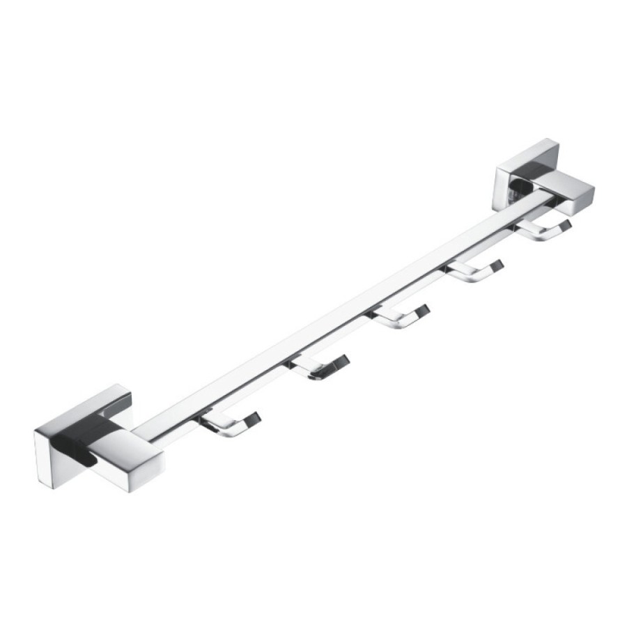 Планка на 5 крючков Shevanik SG5651, цвет хром