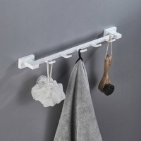 Планка на 5 крючков Shevanik SG5651C, цвет белый матовый