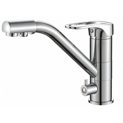 Смеситель Zorg Steel Hammer SH 321 CR для кухни под фильтр, хром