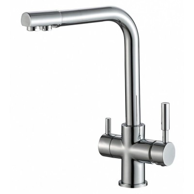 Смеситель Zorg Steel Hammer SH 552 CR для кухни под фильтр, хром