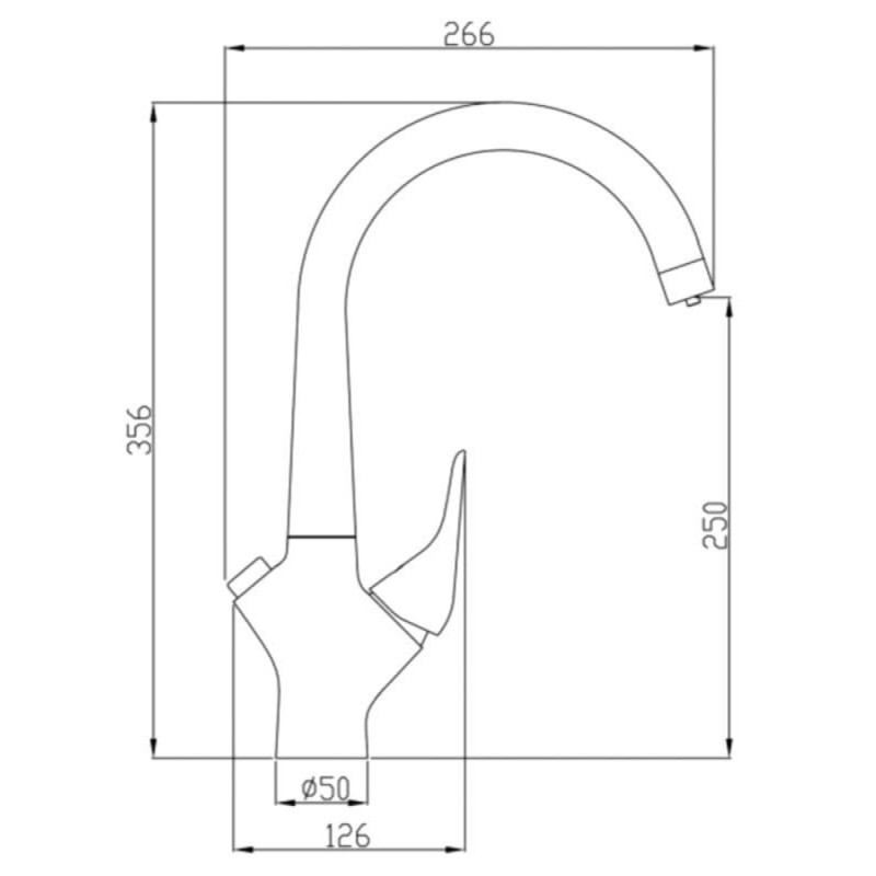 Смеситель Zorg Steel Hammer SH 815 BRONZE для кухни под фильтр, бронза