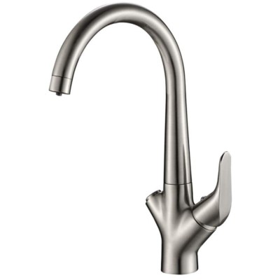Смеситель Zorg Steel Hammer SH 815 SATIN для кухни под фильтр, сатин