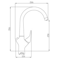 Смеситель Zorg Steel Hammer SH 815 SATIN для кухни под фильтр, сатин