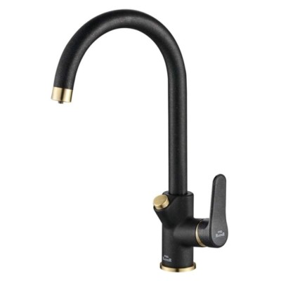 Смеситель Zorg Steel Hammer SH 901 BLACK BR для кухни под фильтр, черный металлик/бронза