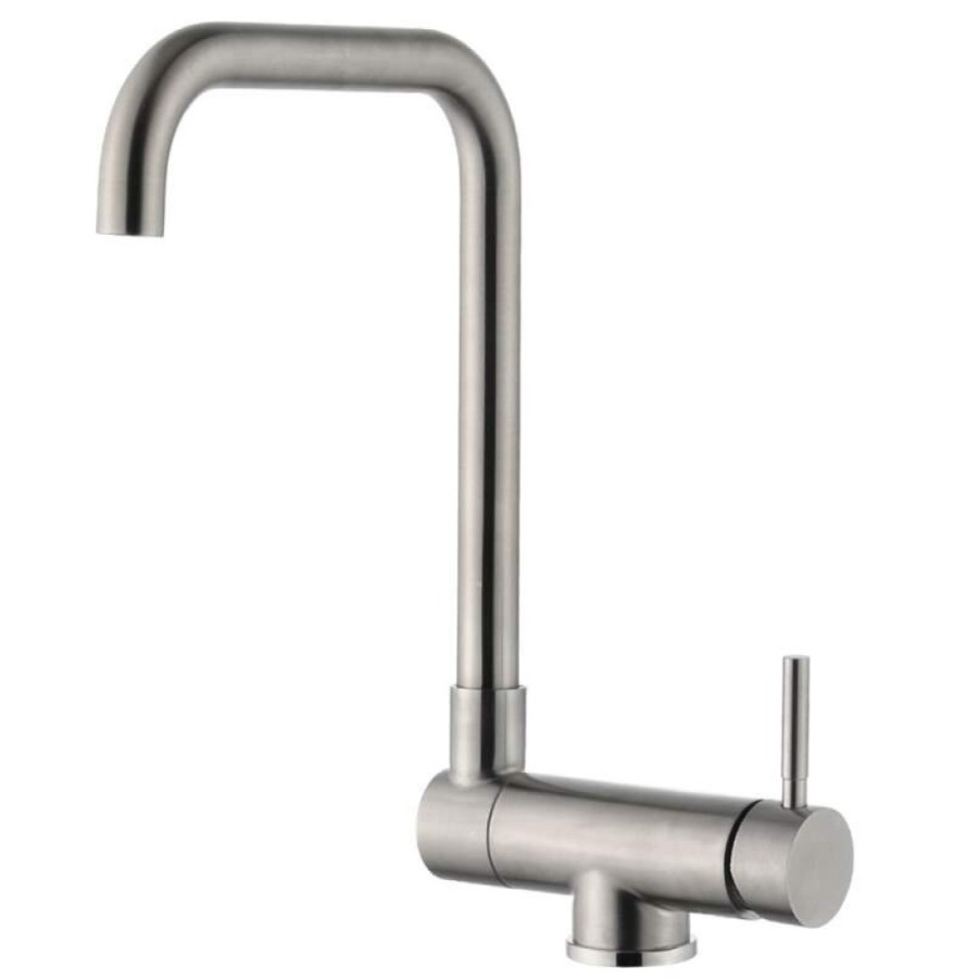 Смеситель для кухни Zorg Steel Hammer, нержавеющая сталь, SH 5197 INOX