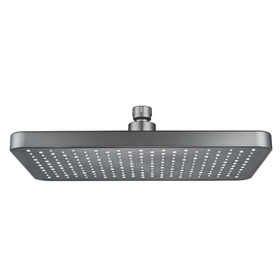 Верхний душ Shevanik SH68T, 32 x 21 см, вороненая сталь, gunmetal
