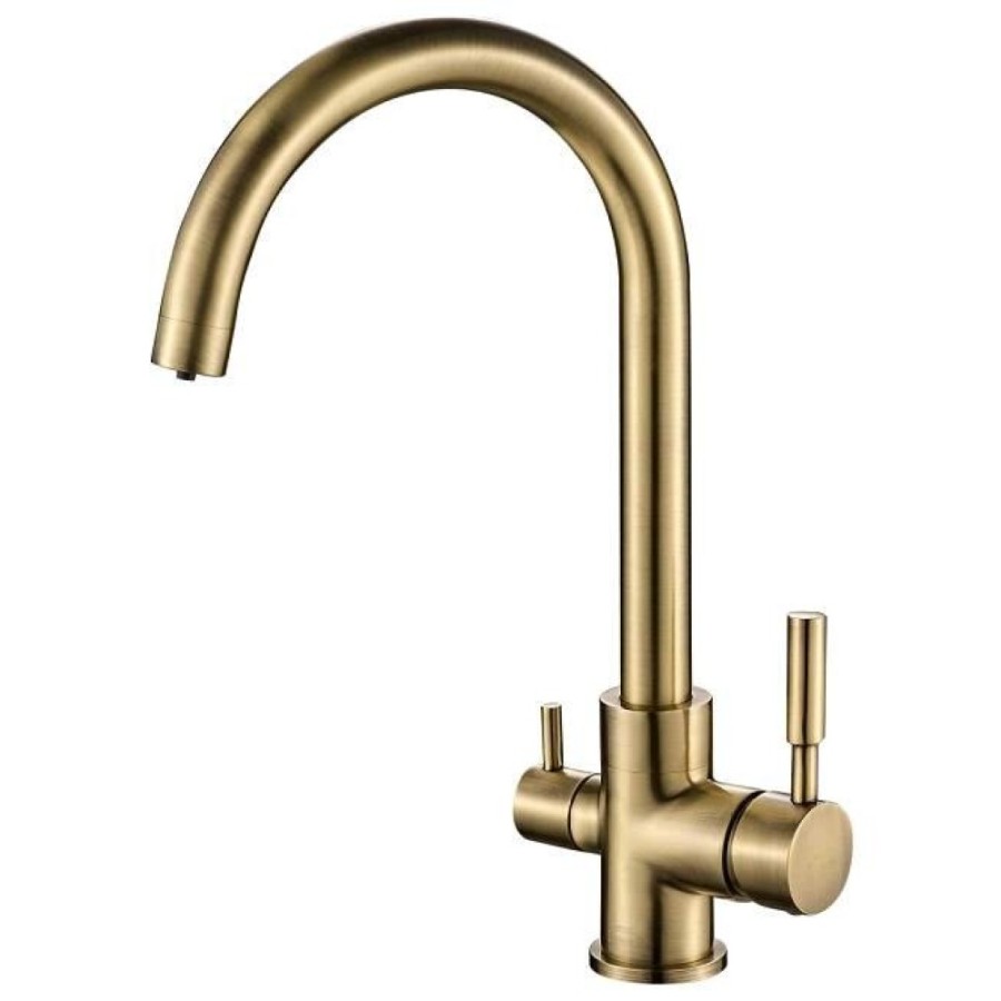 Смеситель Zorg Steel Hammer SH 713 BRONZE для кухни под фильтр, бронза