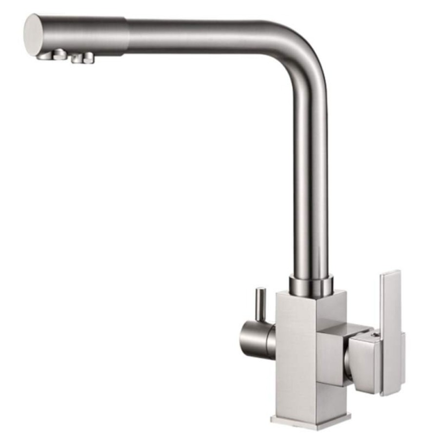Смеситель Zorg Steel Hammer SH 805 SATIN для кухни под фильтр, сатин
