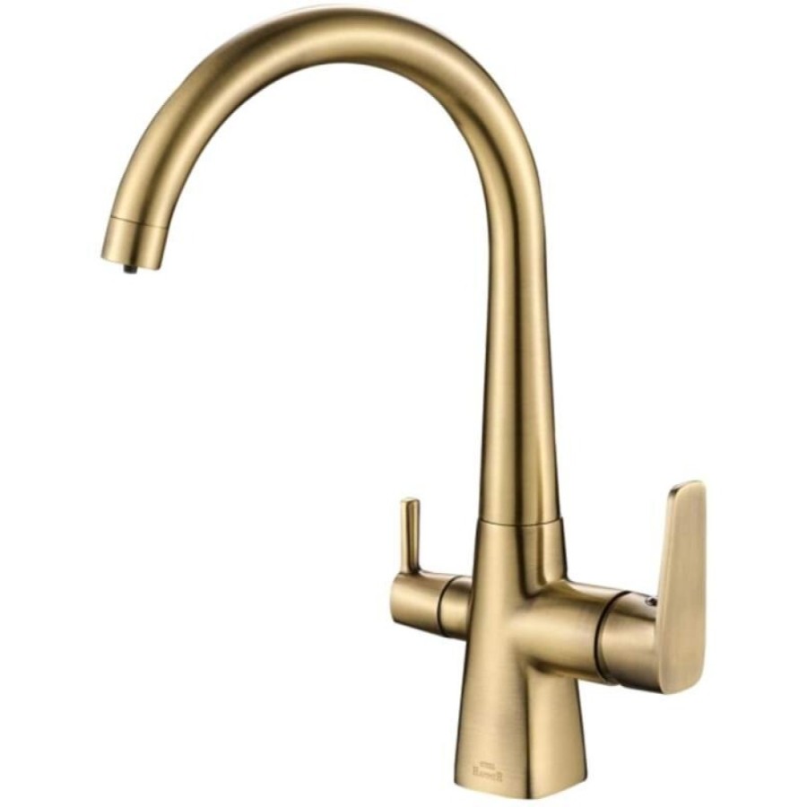 Смеситель Zorg Steel Hammer SH 819 BRONZE для кухни под фильтр, бронза
