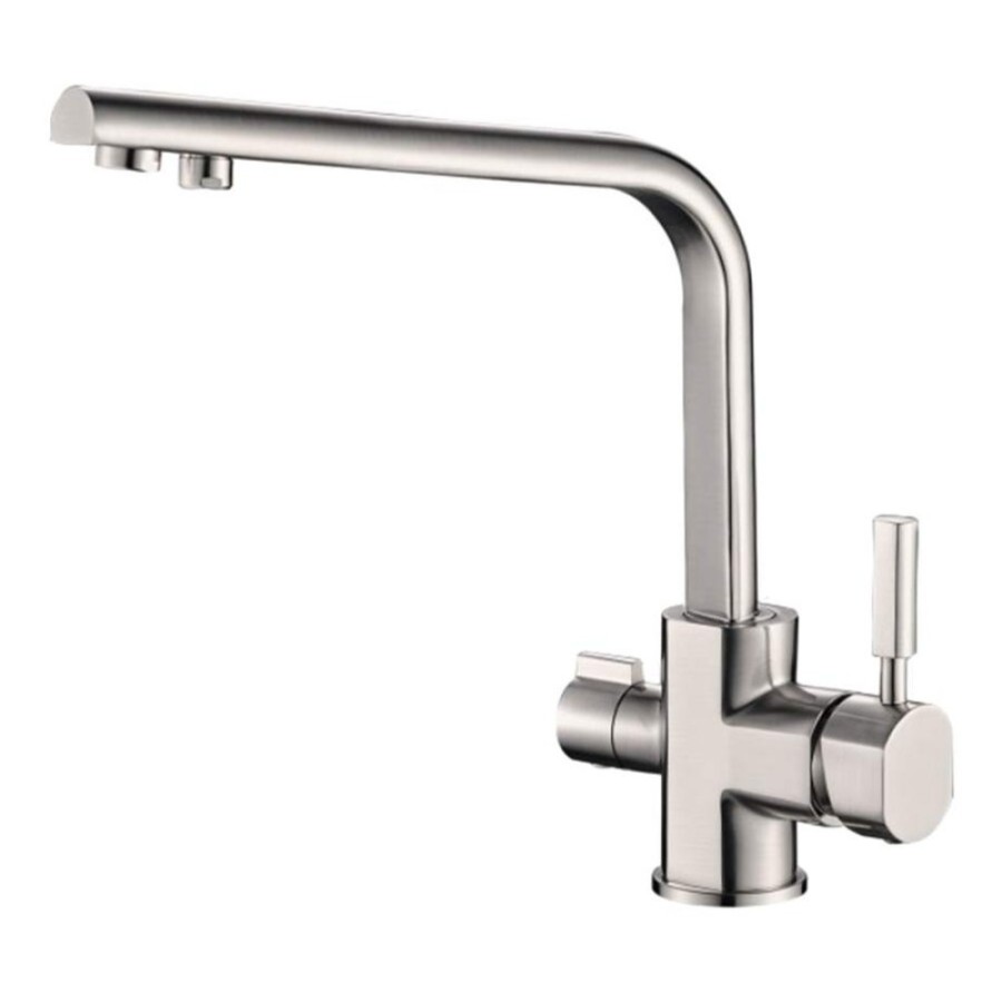 Смеситель Zorg Steel Hammer SH 909 SATIN для кухни под фильтр, сатин