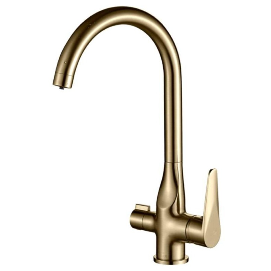 Смеситель Zorg Steel Hammer SH 910 BRONZE для кухни под фильтр, бронза