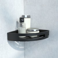 Полка угловая Iddis Optima Home, черная, SHE11SBi44