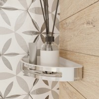 Полка угловая Iddis Optima Home SHE11SPi44, хром