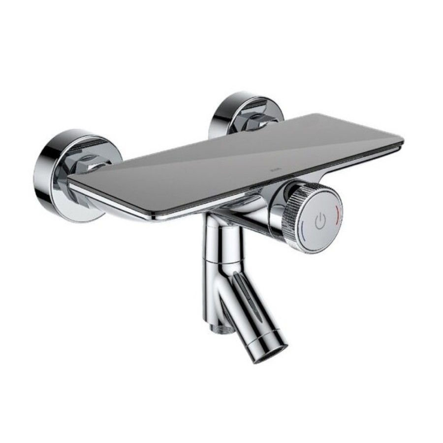 Смеситель Iddis Shelfy SHESBBTi02WA для ванны с управлением Push Control, хром