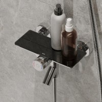Смеситель Iddis Shelfy SHESBBTi02WA для ванны с управлением Push Control, хром