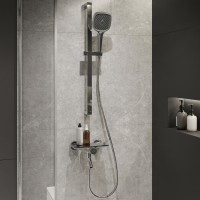 Смеситель Iddis Shelfy SHESBBTi02WA для ванны с управлением Push Control, хром