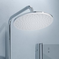 Душевая система Iddis Shelfy SHESBBTi06, с управлением Push Control, верхний душ, хром
