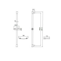 Душевая штанга Iddis Sicily SIC6500i17