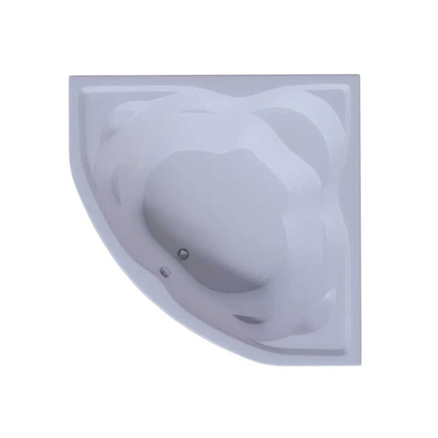 Ванна акриловая Aquatek Сириус 164 x 164 см с фронтальным экраном, вклеенный каркас, белая, SIR164-0000002