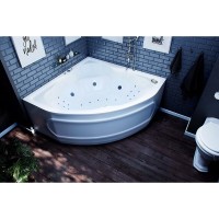 Ванна акриловая Aquatek Сириус SIR164-0000004, 164 x 164 см, с каркасом, белая