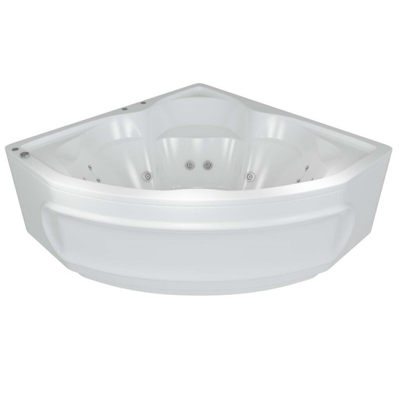 Ванна акриловая Aquatek Сириус SIR164-0000004, 164 x 164 см, с каркасом, белая