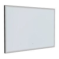 Зеркало Iddis Slide 100 см c подсветкой и термообогревом, черный, SLI1000i98