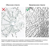Душевая перегородка Iddis Slide 110 см, свободный вход, стекло прозрачное, профиль белый матовый, SLI8WS1i23