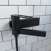 Смеситель Iddis Slide SLIBL00i02WA для ванны, черный