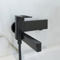 Смеситель Iddis Slide SLIBL00i02WA для ванны, черный