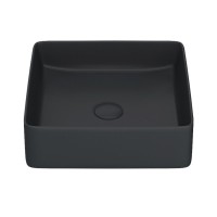 Раковина Iddis Slide SLIBM01i27 36 см накладная, черный матовый