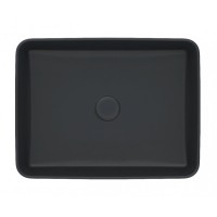 Раковина Iddis Slide SLIBM02i27 47 см накладная, черный матовый