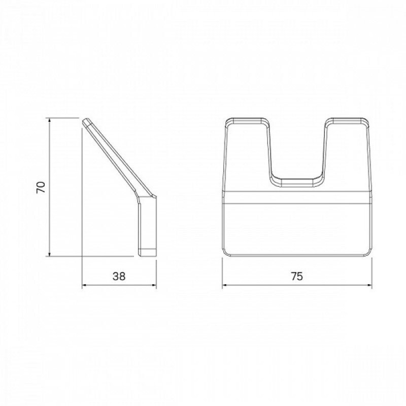 Крючок двойной Iddis Slide SLIBS20i41