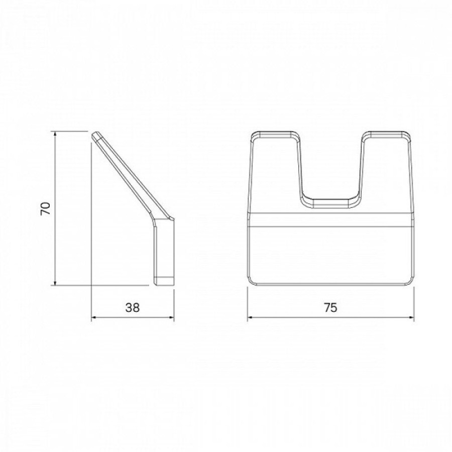 Крючок двойной Iddis Slide SLIBS20i41