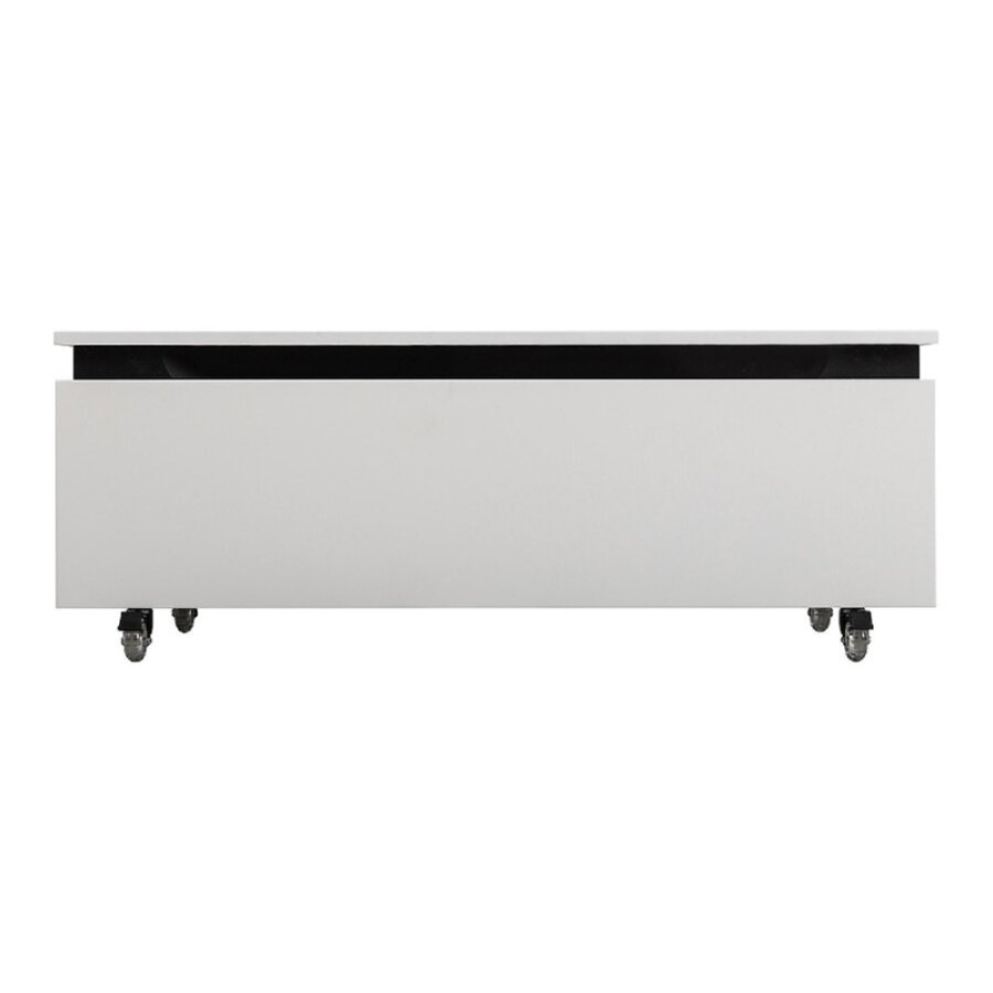 Комод Cezares Slider-1000-1C-PI-BO, 100 см, напольный/подвесной, Bianco Opaco