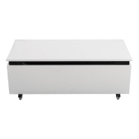 Комод Cezares Slider-1000-1C-PI-BO, 100 см, напольный/подвесной, Bianco Opaco