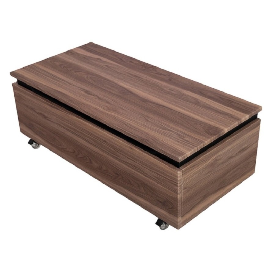 Комод Cezares Slider-1000-1C-PI-NA-P, 100 см, напольный/подвесной, орех дымчатый