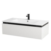Тумба под раковину Cezares Slider-1000-1C-SO-BO, 100 см, подвесная, Bianco Opaco