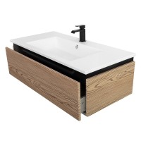 Тумба под раковину Cezares Slider-1000-1C-SO-RT-P, 100 см, подвесная, дуб тангент